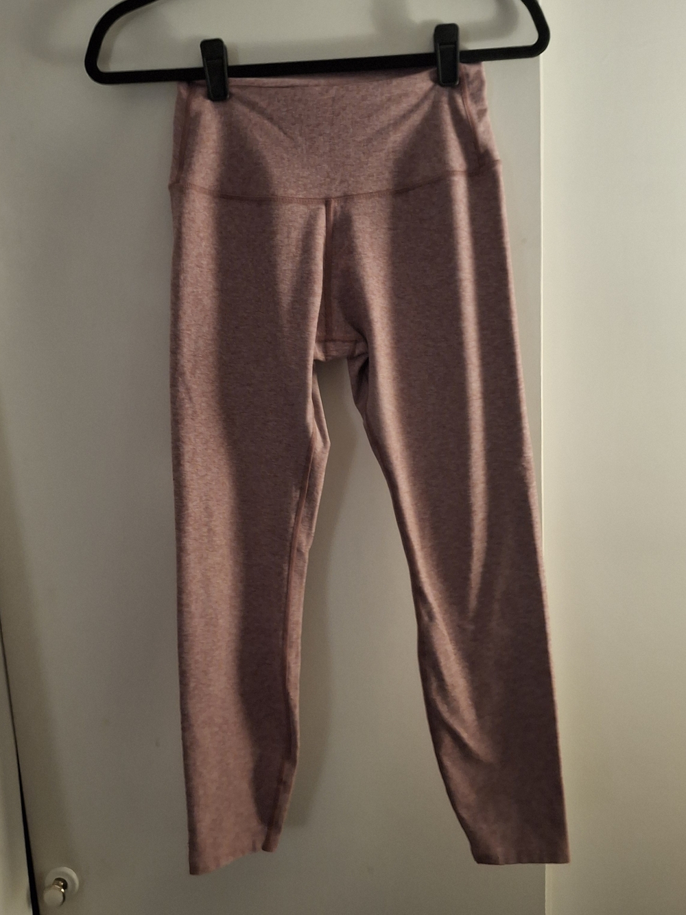 Tavi Women's Mauve Heathered High-Waist Leggings
